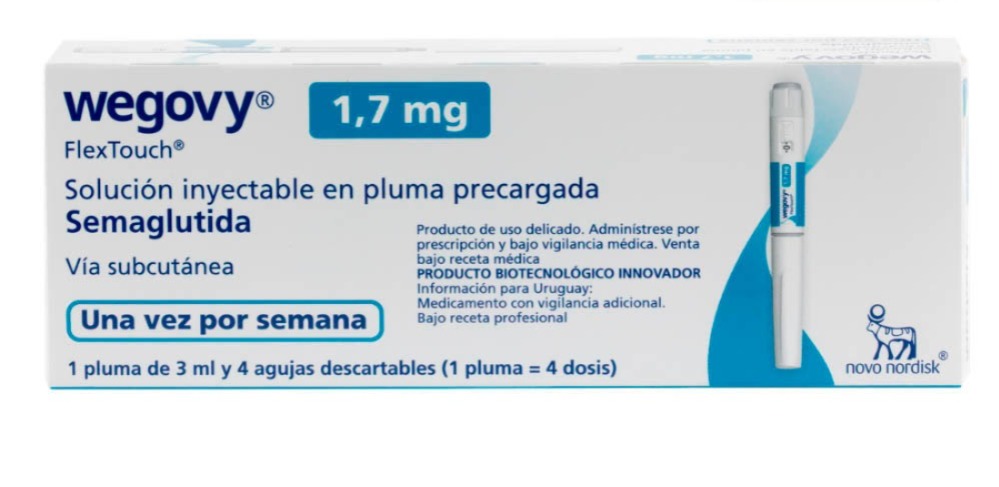 Wegovy 1.7mg  x 1 solución inyectable