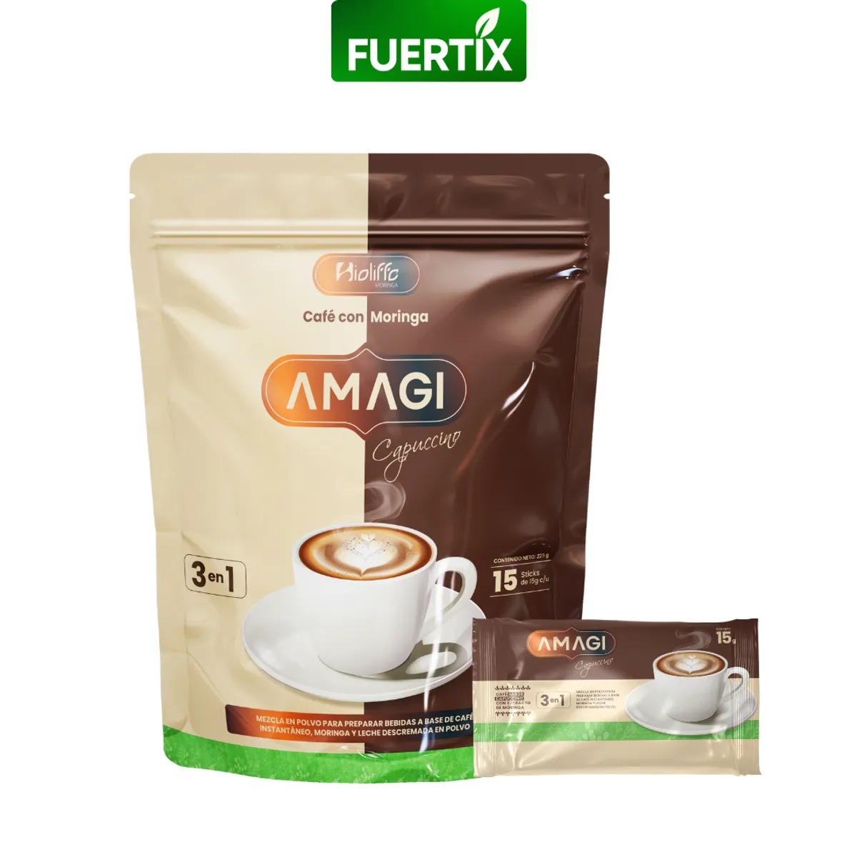 AMAGI CAPUCCINO - CAFÉ CON MORINGA